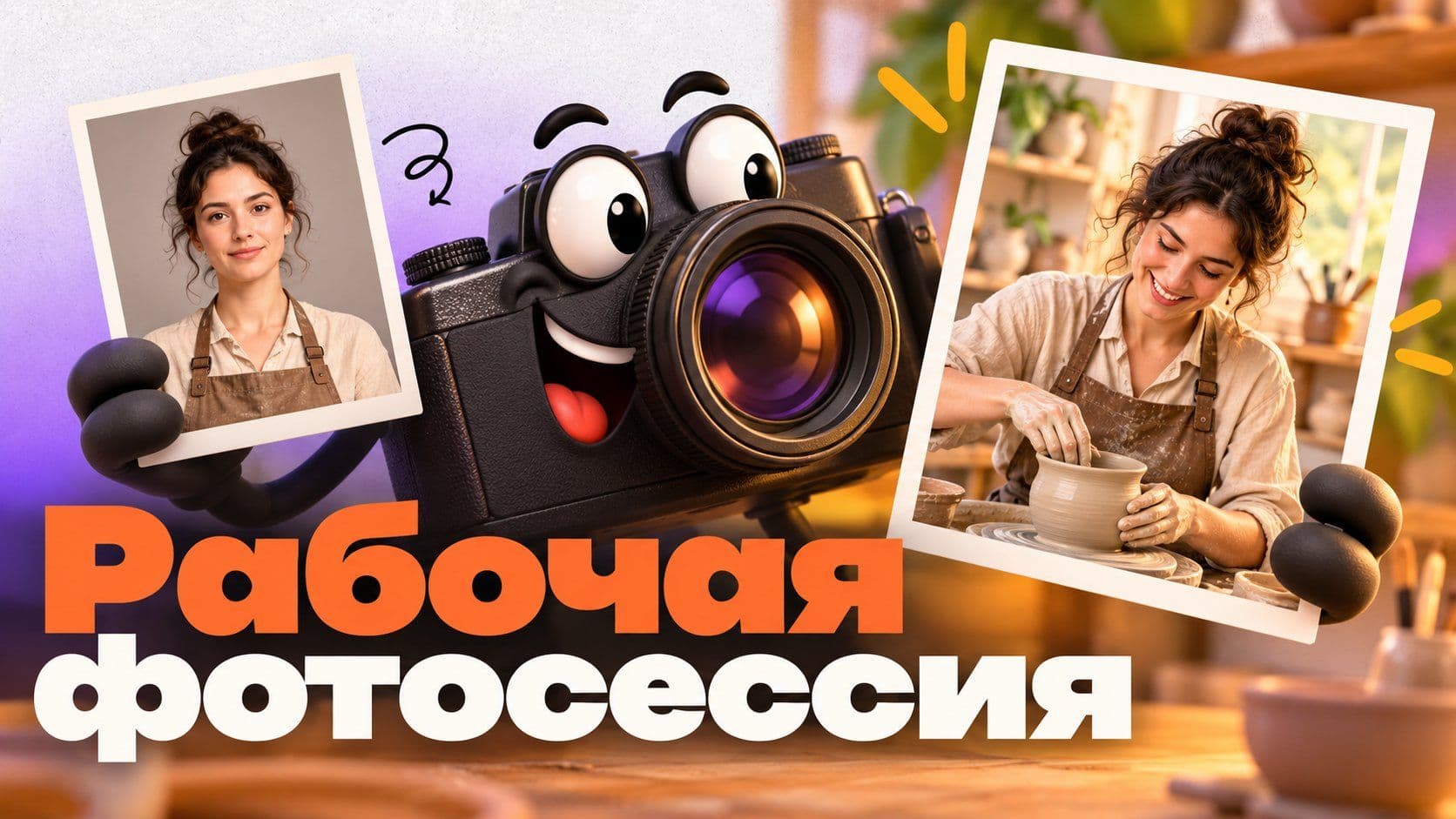 Фотосессия нейросетью: как из постановочного кадра получился рабочий