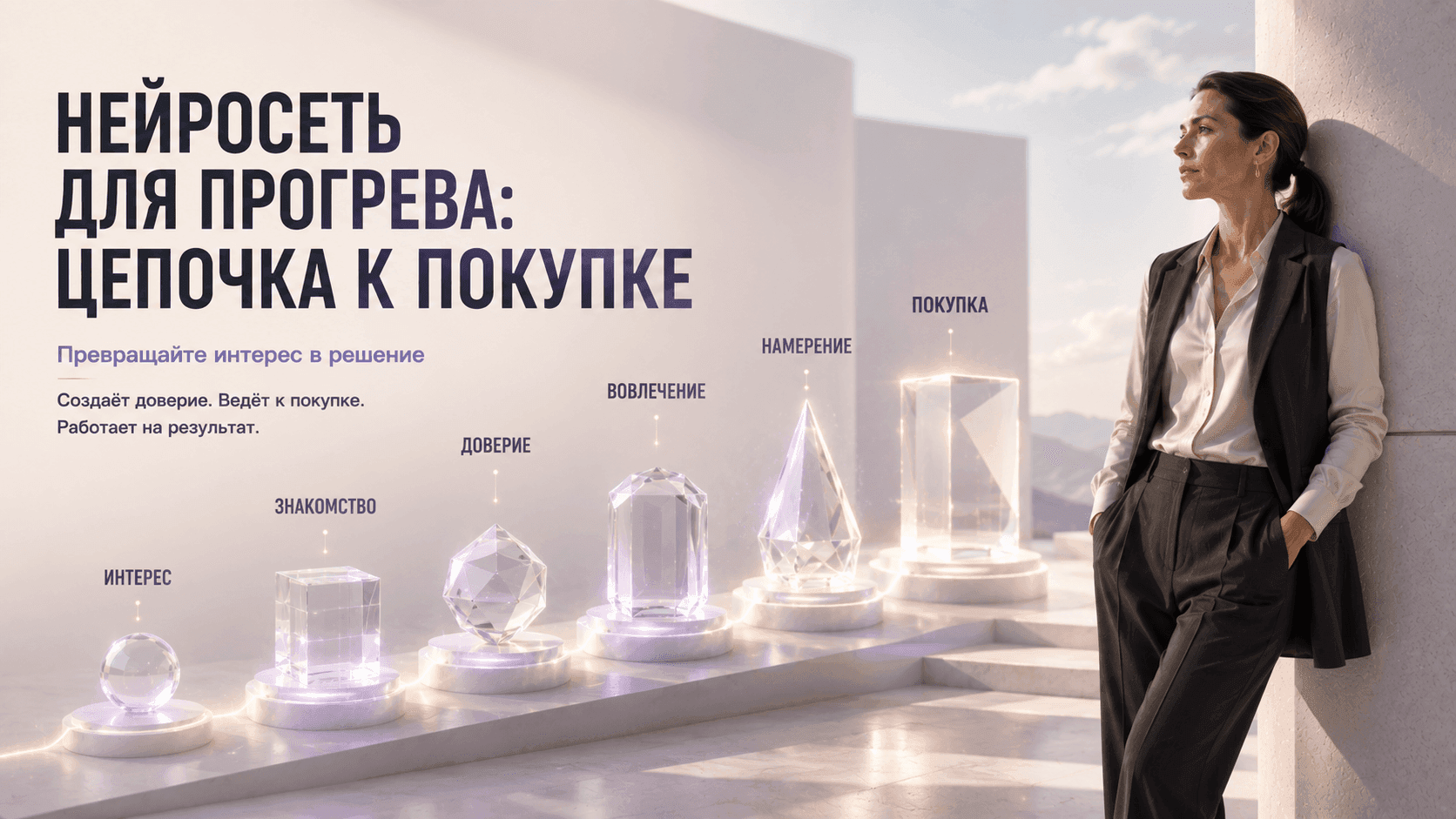 Нейросеть для прогрева: цепочка к покупке