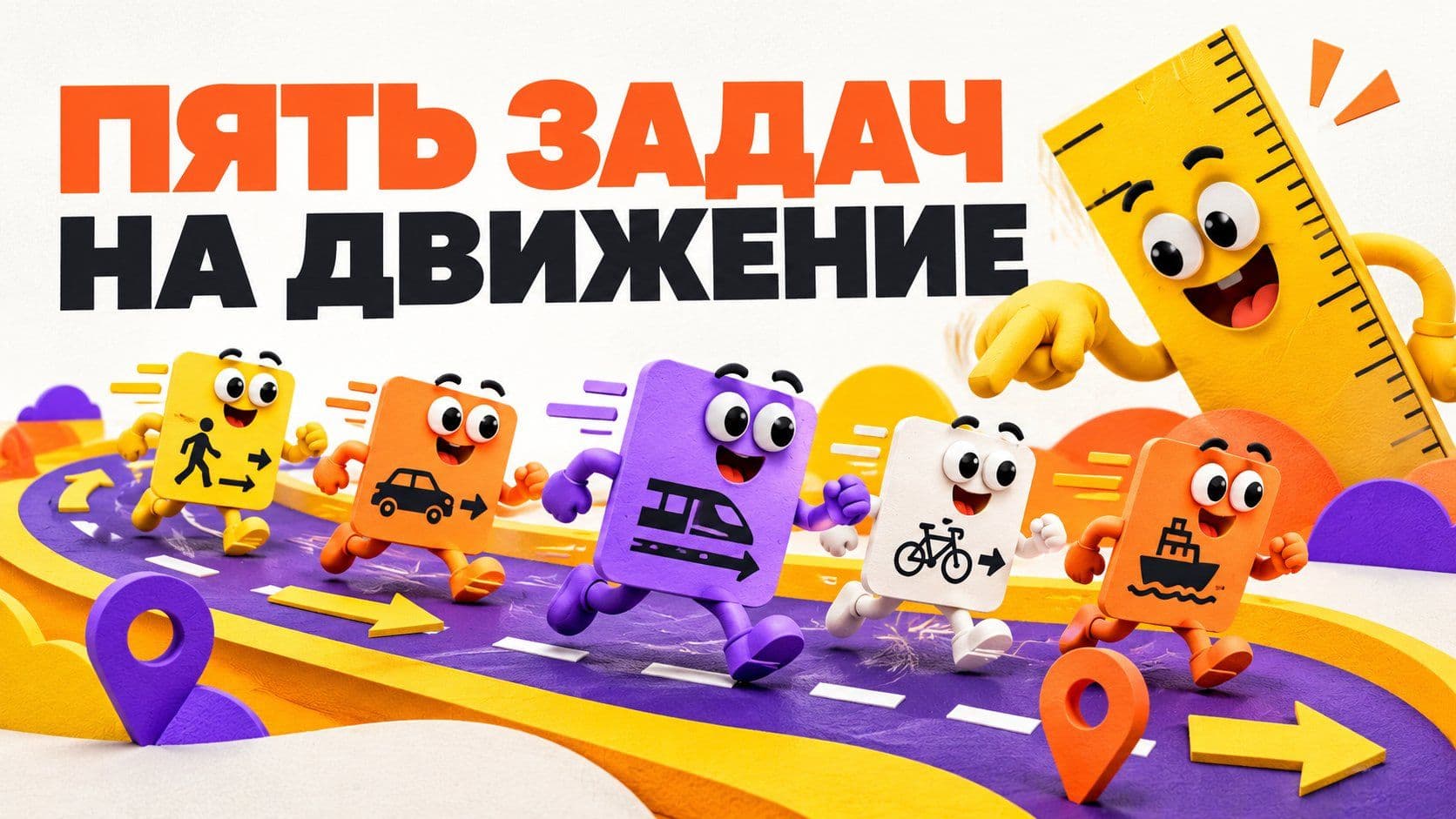Нейросеть для задач: пять задач на движение глазами учителя