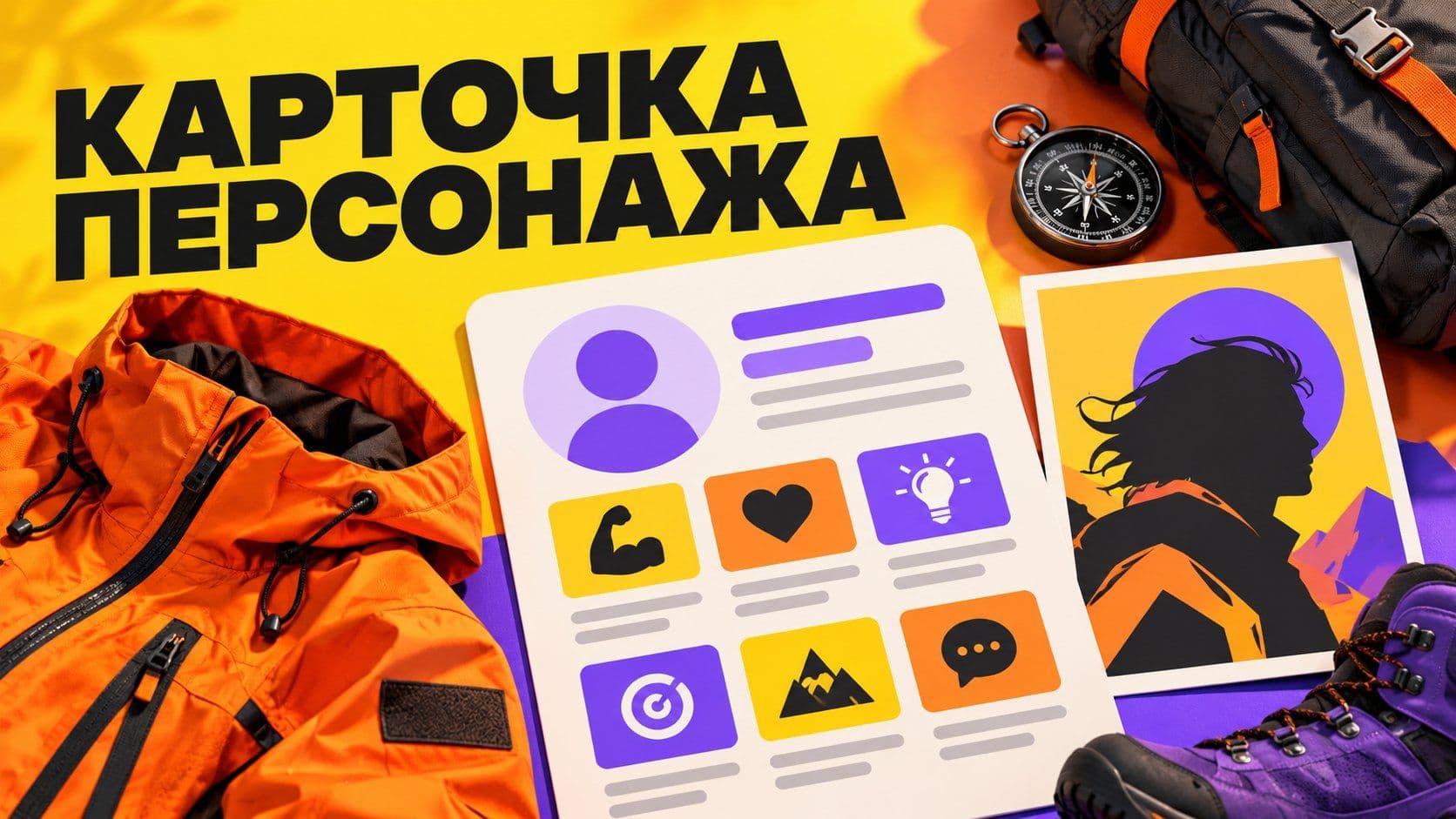 Персонажи в нейросети: карточка героя для переписки и его портрет