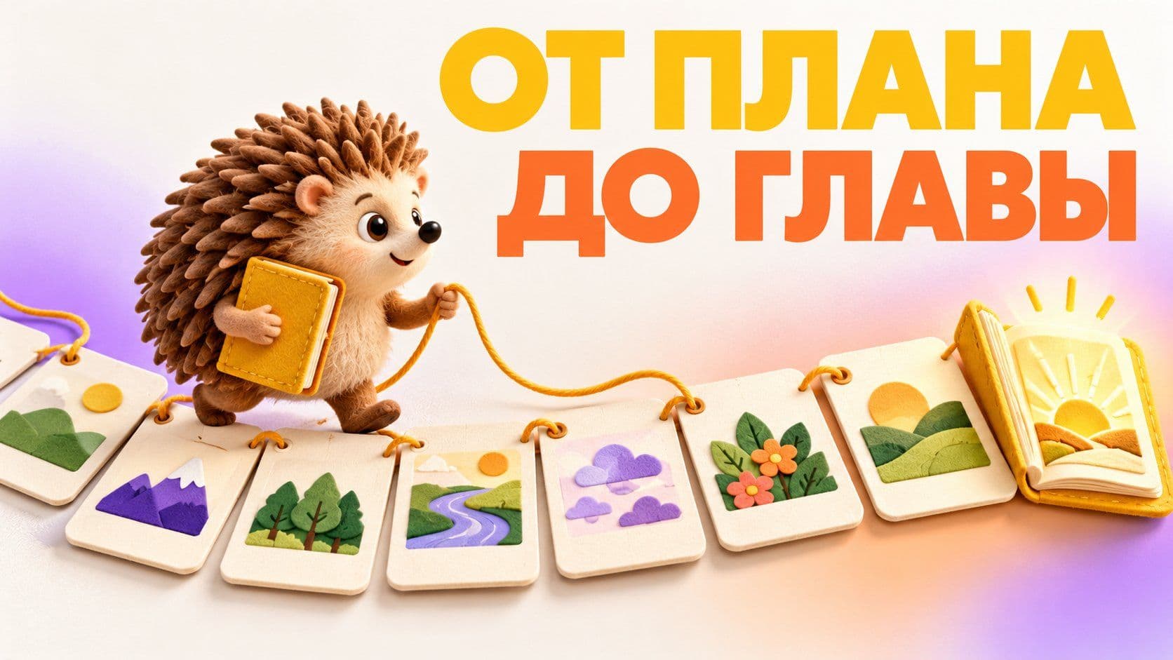 Нейросеть, пишущая книги: детская книжка про ёжика от плана до главы