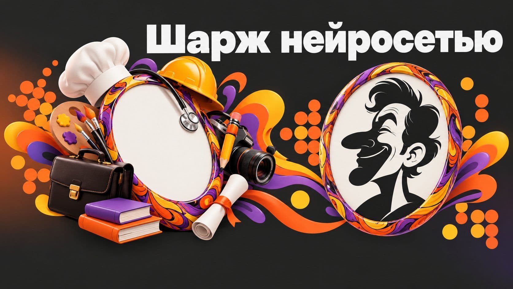 Шарж нейросетью: первый вышел на профессию, второй — на человека