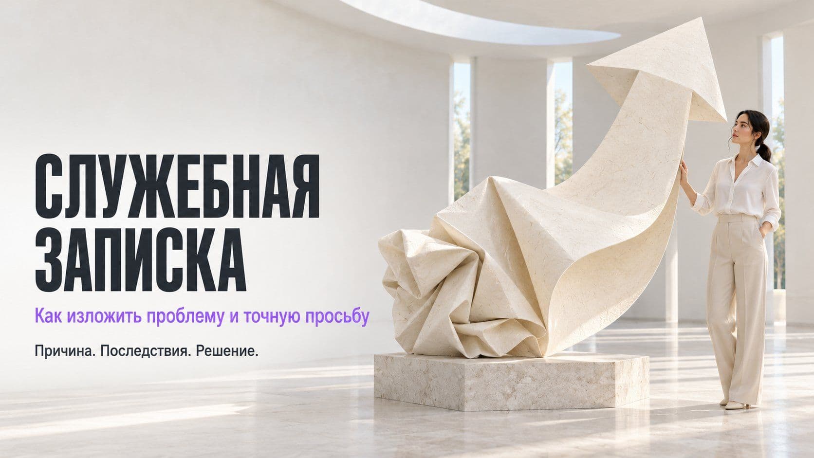 Служебная записка с нейросетью: первый ответ вежливый, второй по делу